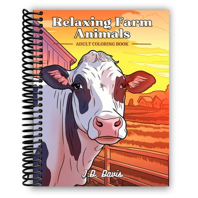 Relaxing Farm Animals Front Cover