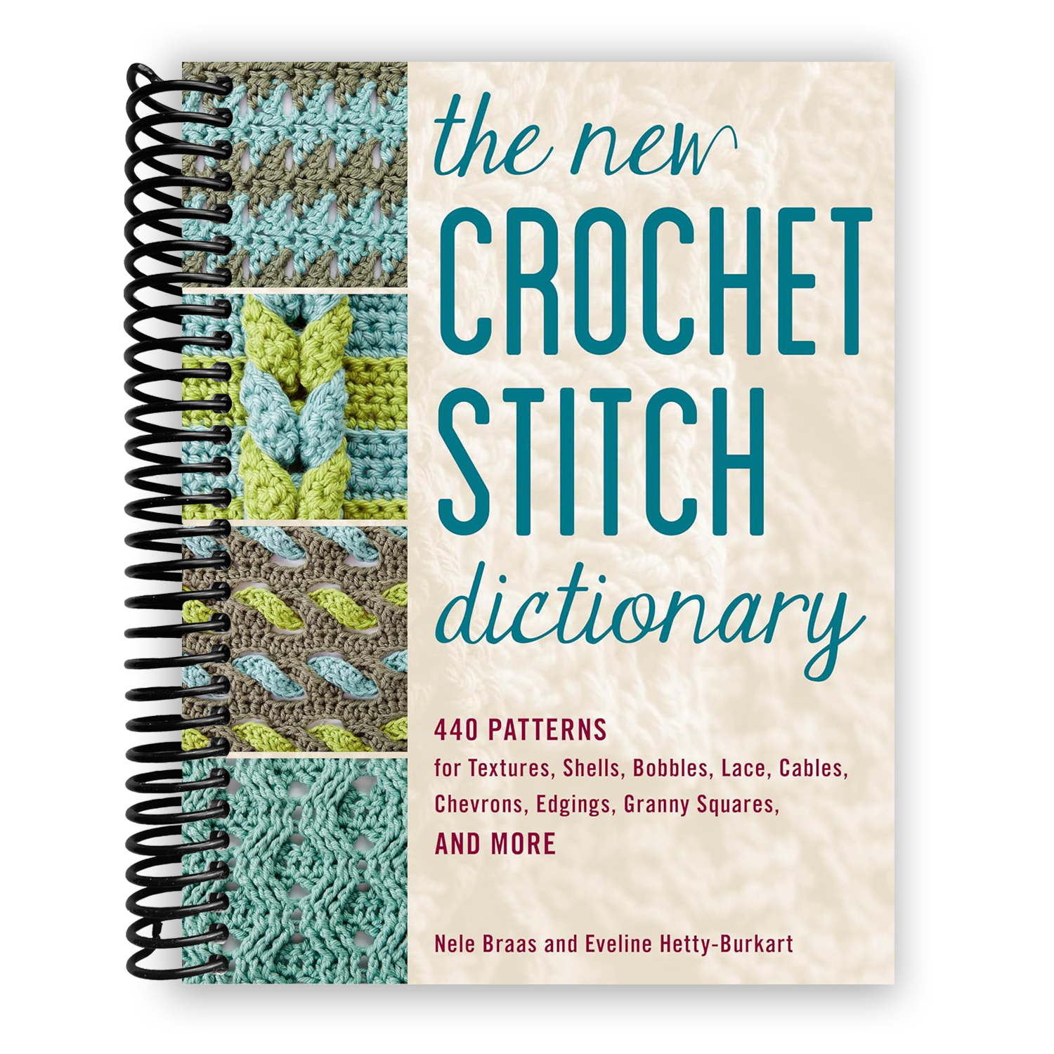 The New Crochet Stitch Dictionary: 440 Patterns for Textures, Shells, – Lay  it Flat Publishing Group