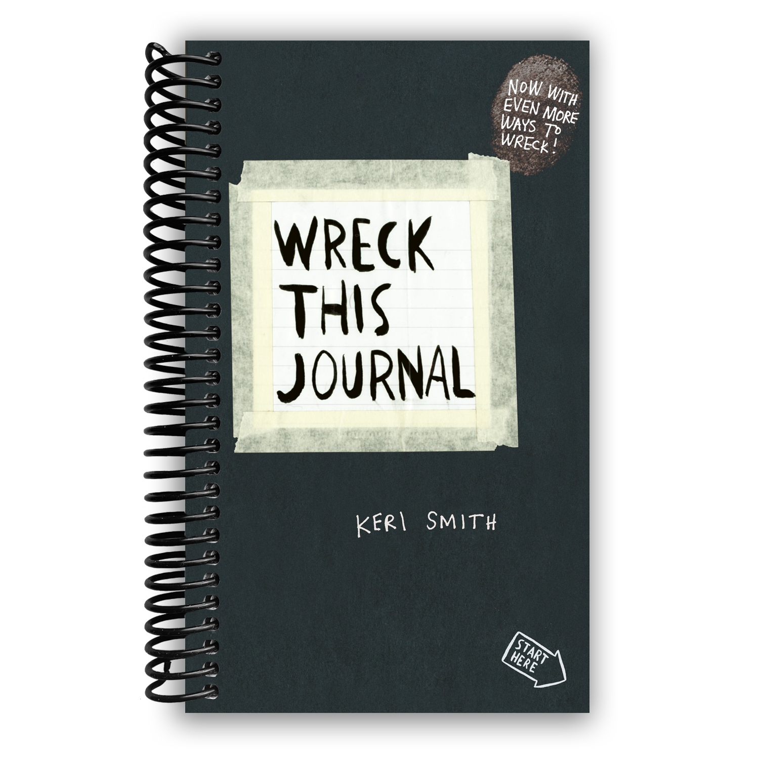 Wreck this Journal (Black): Spiral Bound – Lay it Flat Publishing