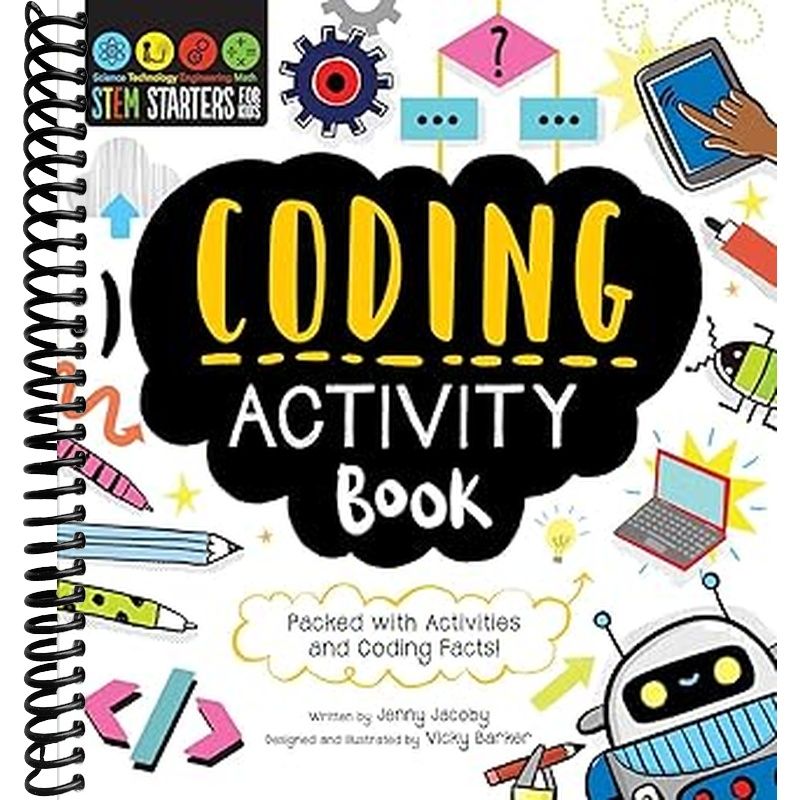 STEM Starters for Kids Coding Activity Book – Lay it Flat Publishing Group