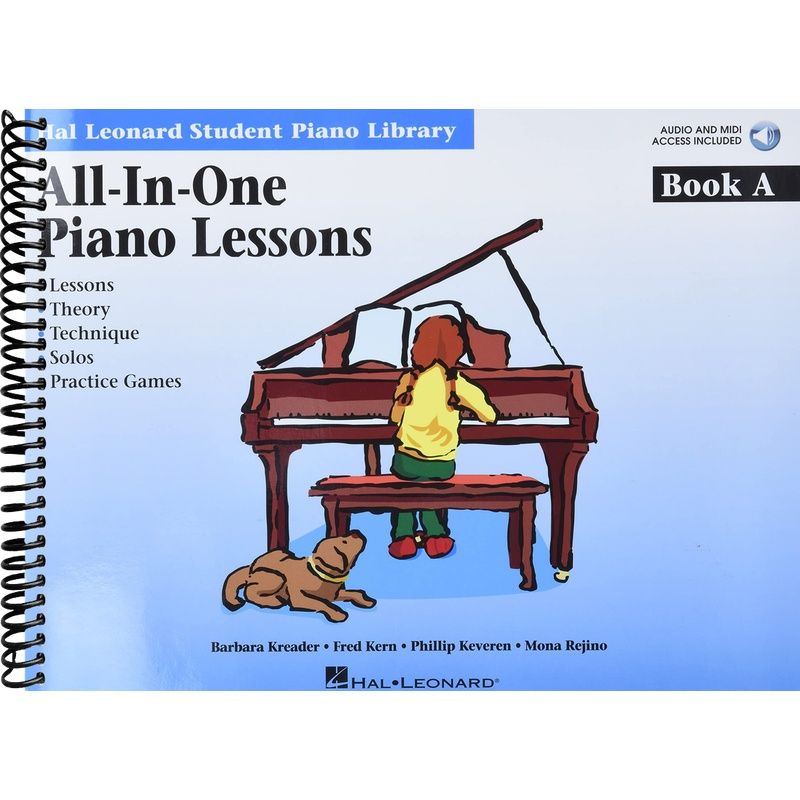 All-in-One Piano Lessons - Book A | Beginner Piano Method and Sheet Mu ...