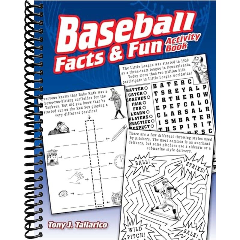Baseball Facts & Fun Activity Book (Dover Kids Activity Books) – Lay it ...