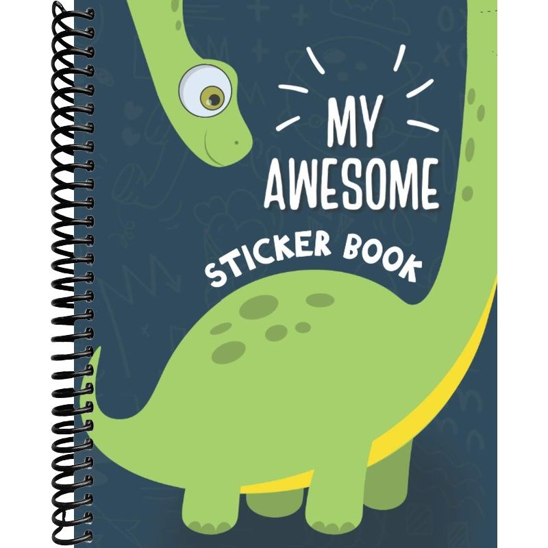 My Awesome Sticker Book: Blank Sticker Book for Collecting Stickers ...
