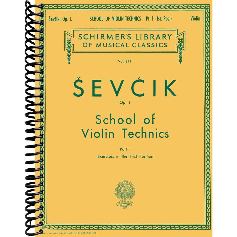 Sevcik - School of Violin Technics, Op. 1 – Book 1 | Violin Method She ...