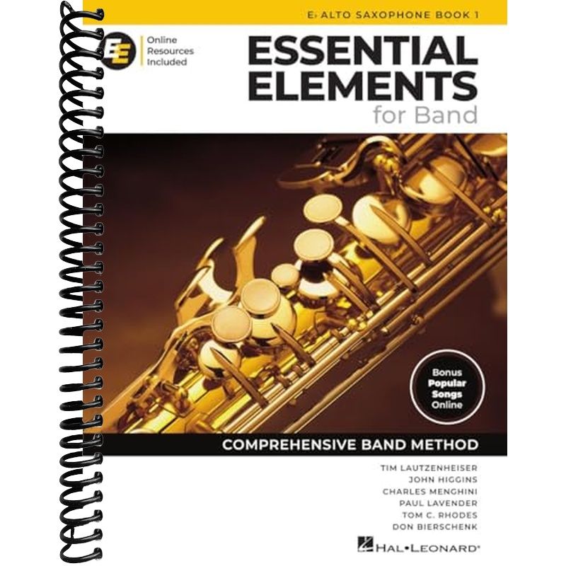 Essential Elements for Band - Eb Alto Saxophone Book 1 with EEi Online ...