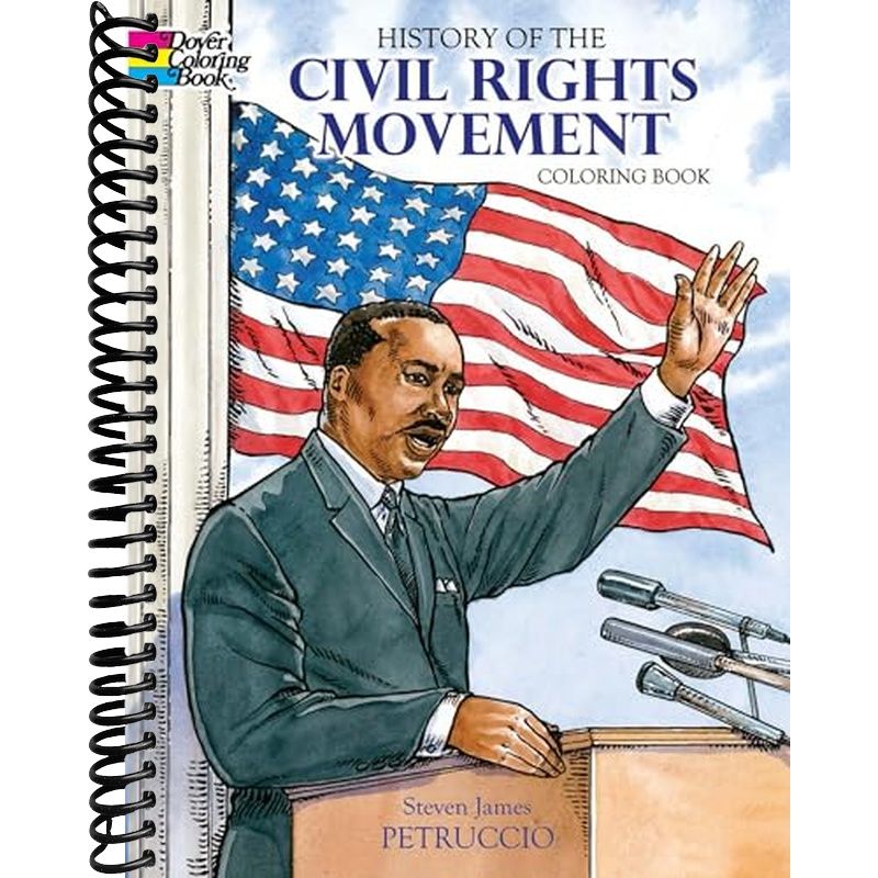 History of the Civil Rights Movement Coloring Book (Dover Black Histor ...
