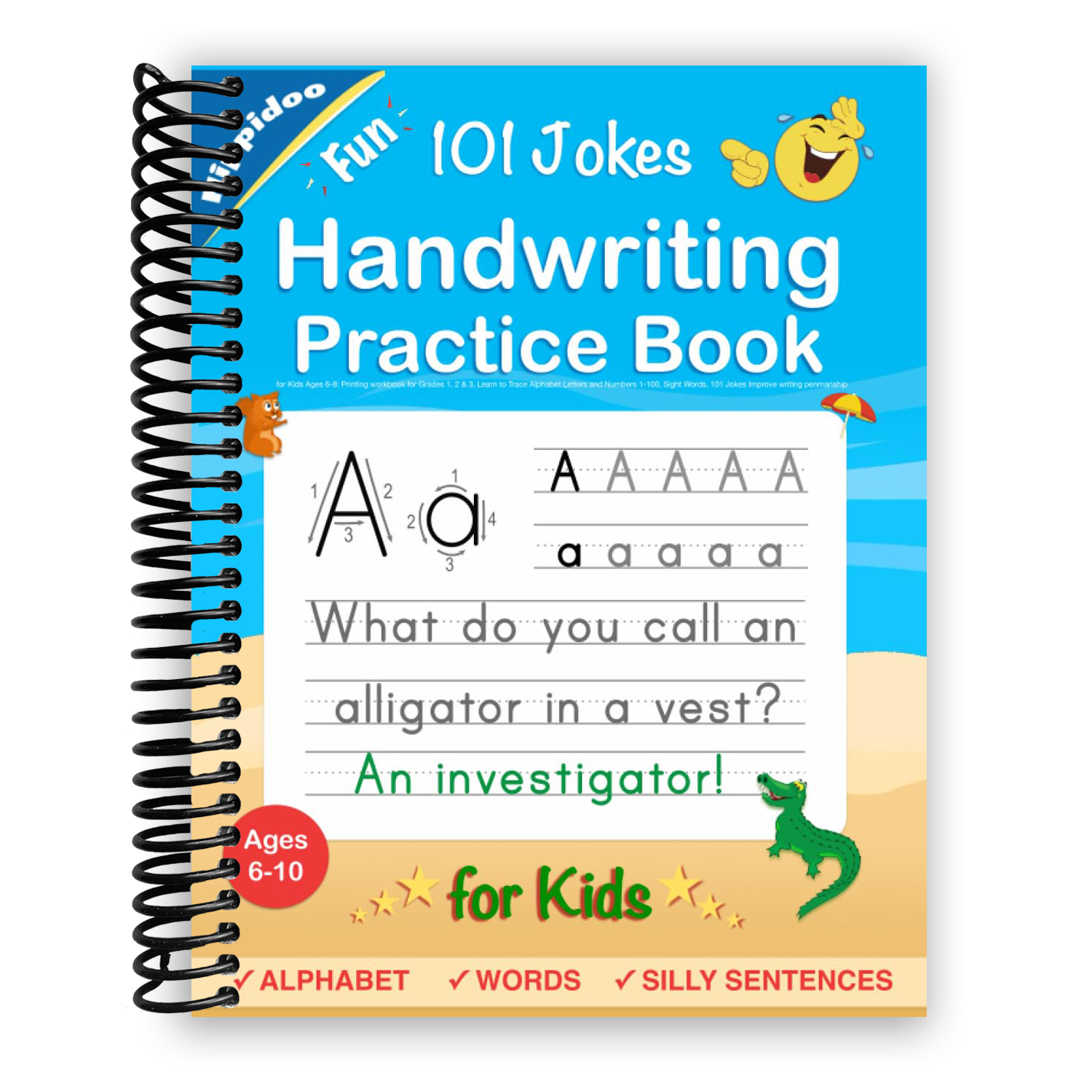Letter Tracing: Practice Book, Writing Page, Handwriting For Kids,  Kindergarten & Preschoolers, Ages 3-5, Learn & Write Uppercase & Lo  (Paperback)
