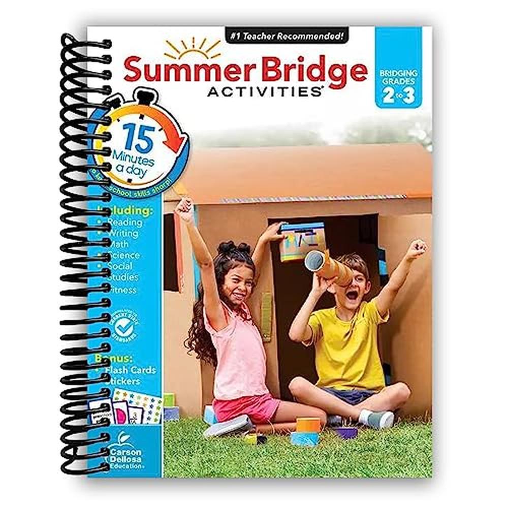 Summer Bridge Activities 2nd to 3rd Grade Workbook, Math, Reading Comp ...