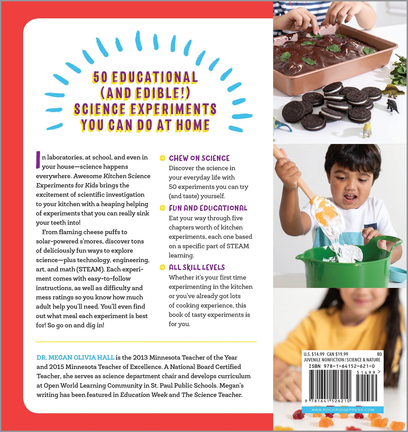 Awesome Kitchen Science Experiments for Kids: 50 STEAM Projects You Can Eat! (Spiral Bound)