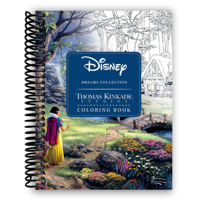 Front Cover of Disney Dreams Collection Thomas Kinkade Studios Coloring Book