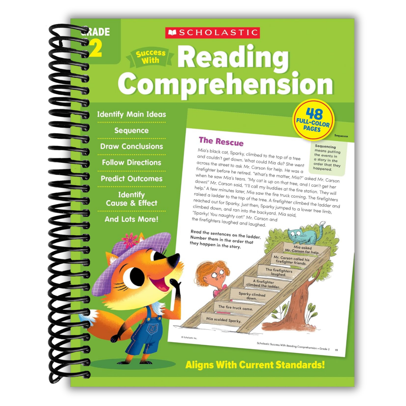 Scholastic Success with Reading Comprehension Grade 2 Workbook (Scholastic, Grade 2)