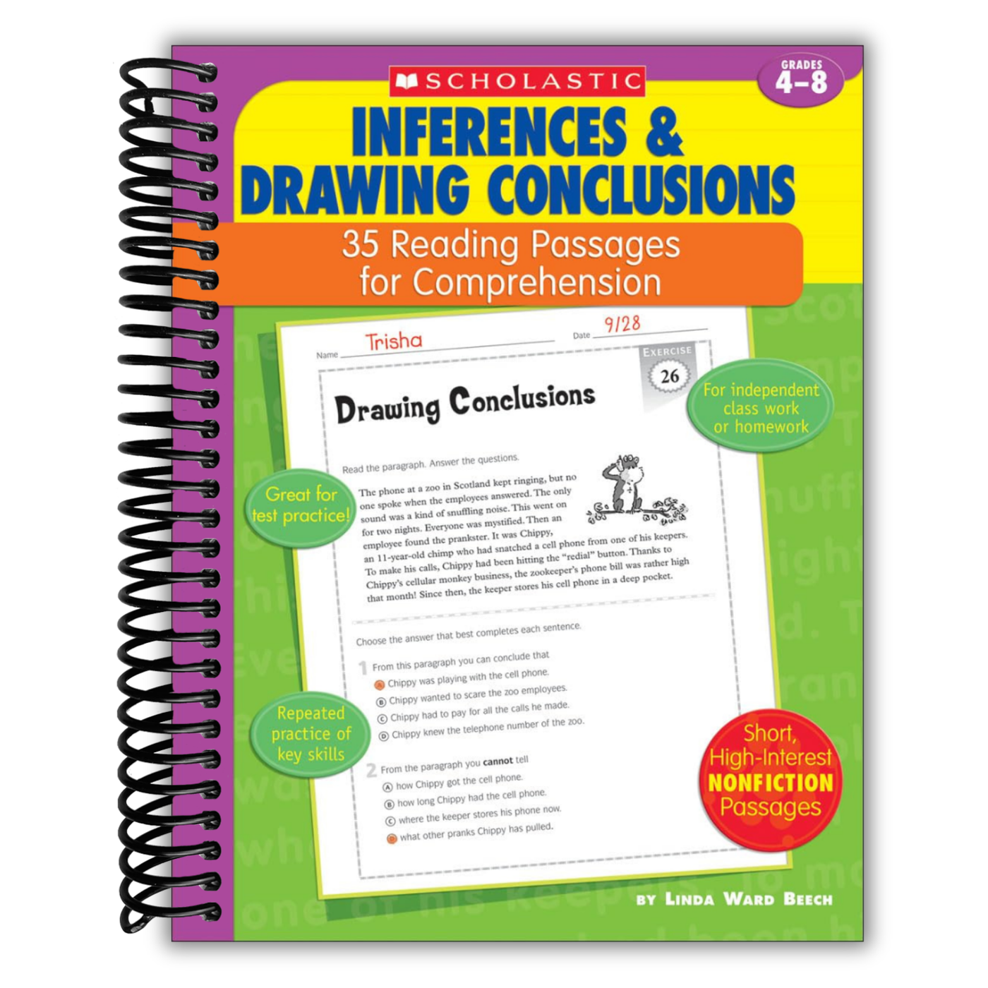 35 Reading Passages for Comprehension: Inferences & Drawing Conclusions: 35 Reading Passages for Comprehension
