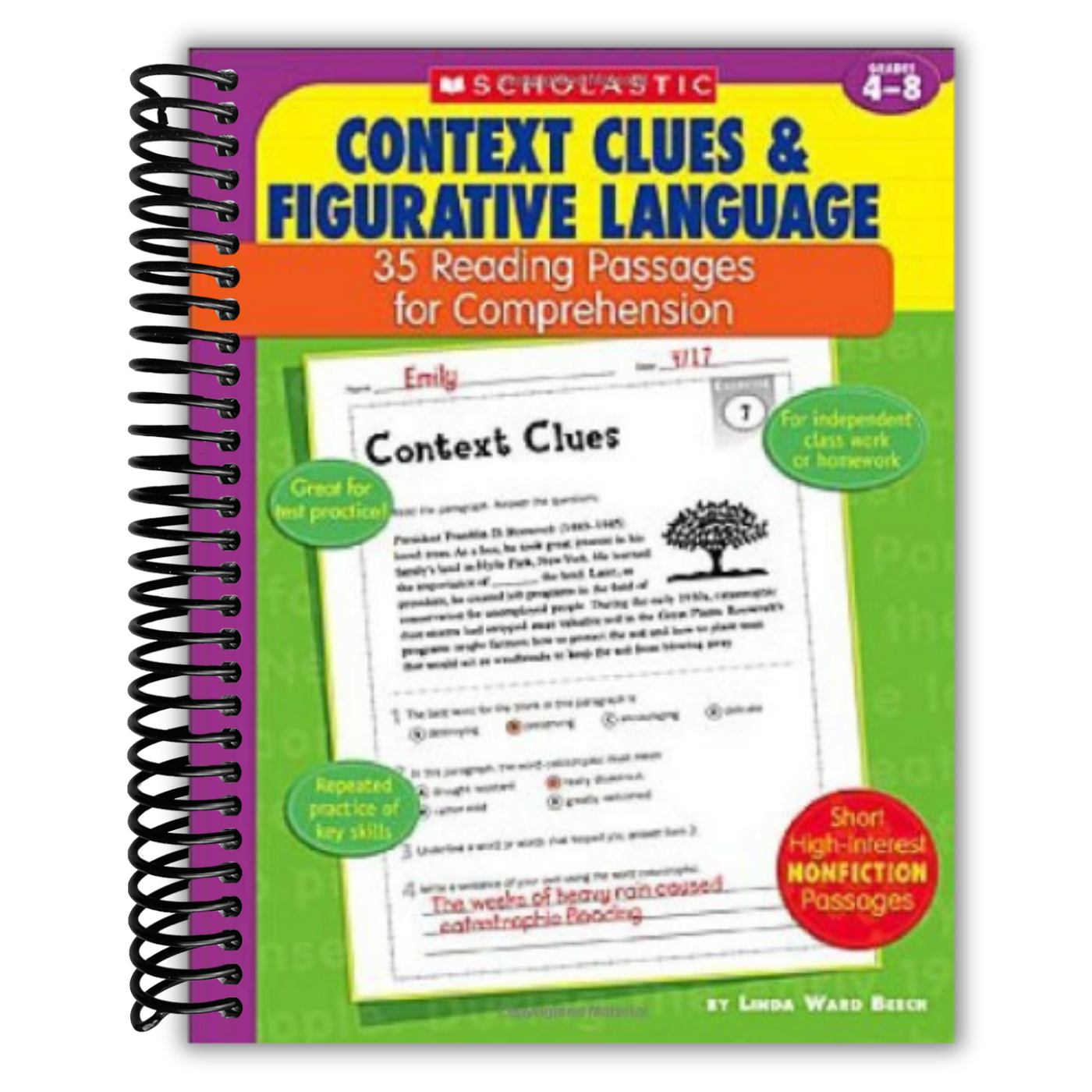 35 Reading Passages for Comprehension: Context Clues & Figurative Language: 35 Reading Passages for Comprehension