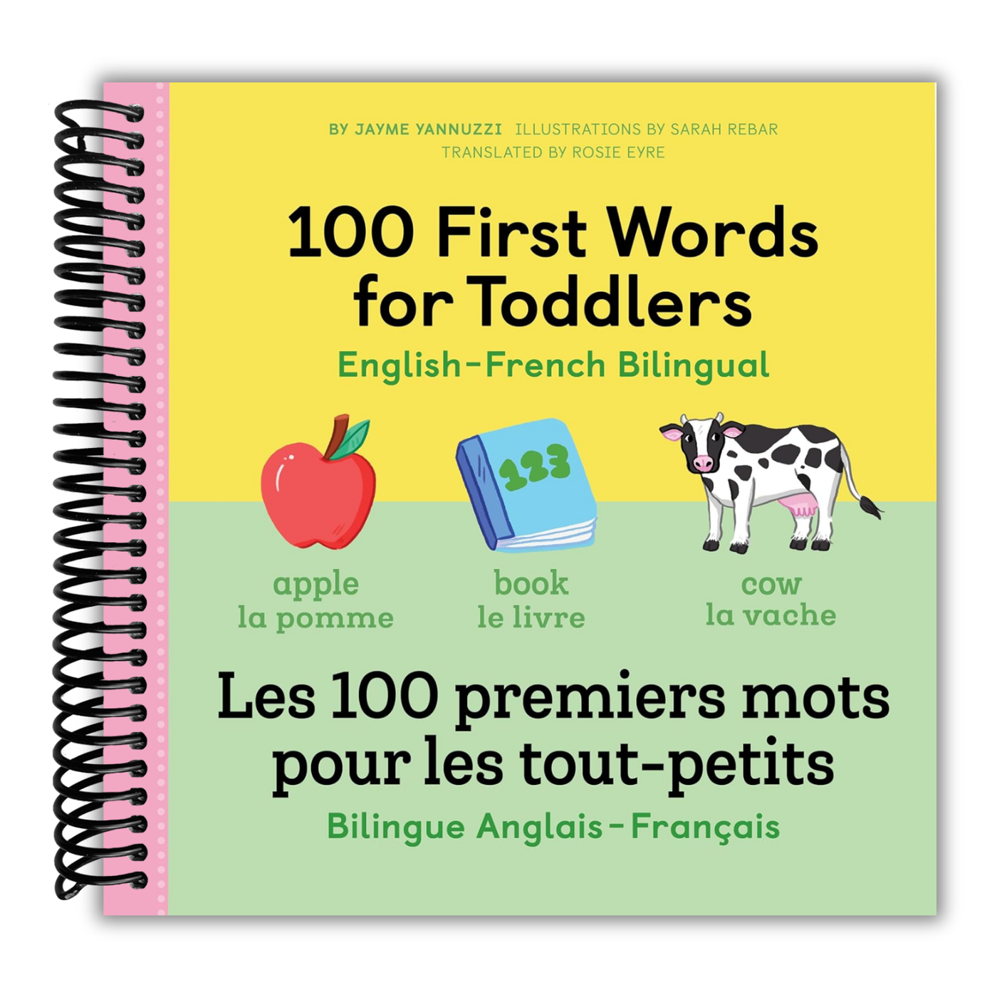 100 First Words for Toddlers: English-French Bilingual: A French Book for Kids