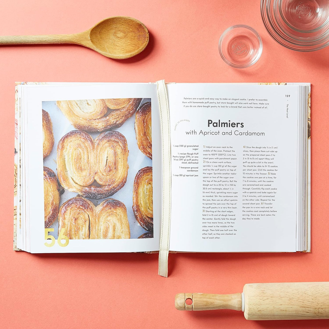 Palmiers with Apricot and Cardamom