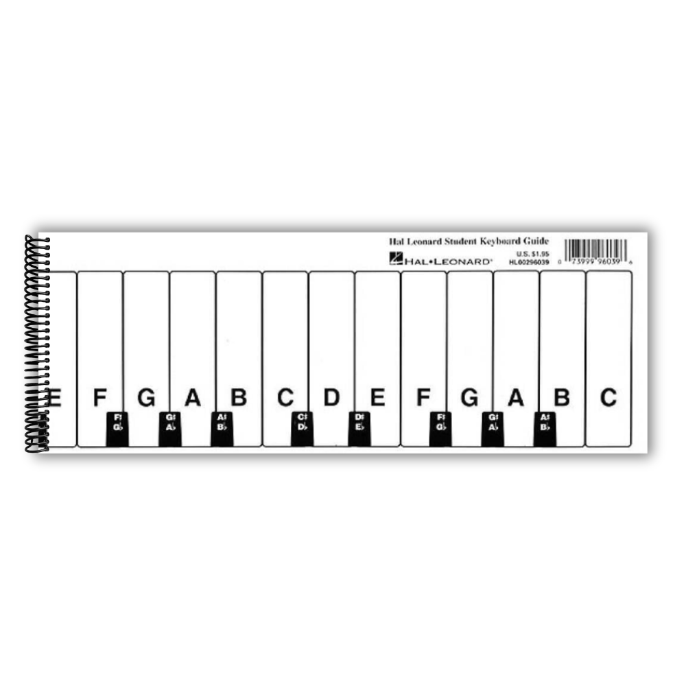 Hal Leonard Student Keyboard Guide – Beginner Piano Note Chart and Lea ...