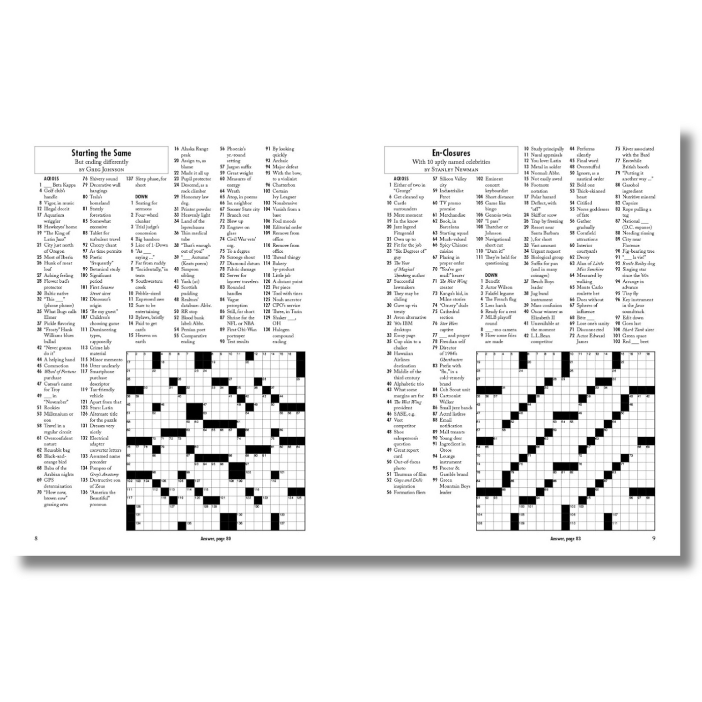 Unplugged Weekend Crosswords (Sunday Crosswords) (Spiral Bound)