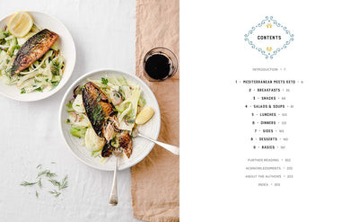 The New Mediterranean Diet Cookbook: The Optimal Keto-Friendly Diet that Burns Fat, Promotes Longevity, and Prevents Chronic Disease (Spiral Bound)