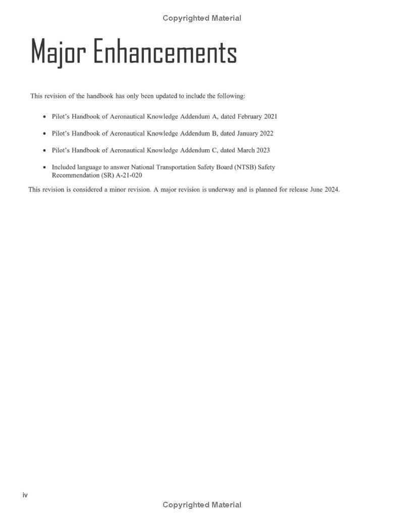 Major Enhancements