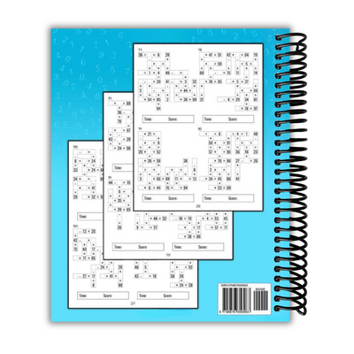 Back Cover of 300 Math CrossWord Puzzles