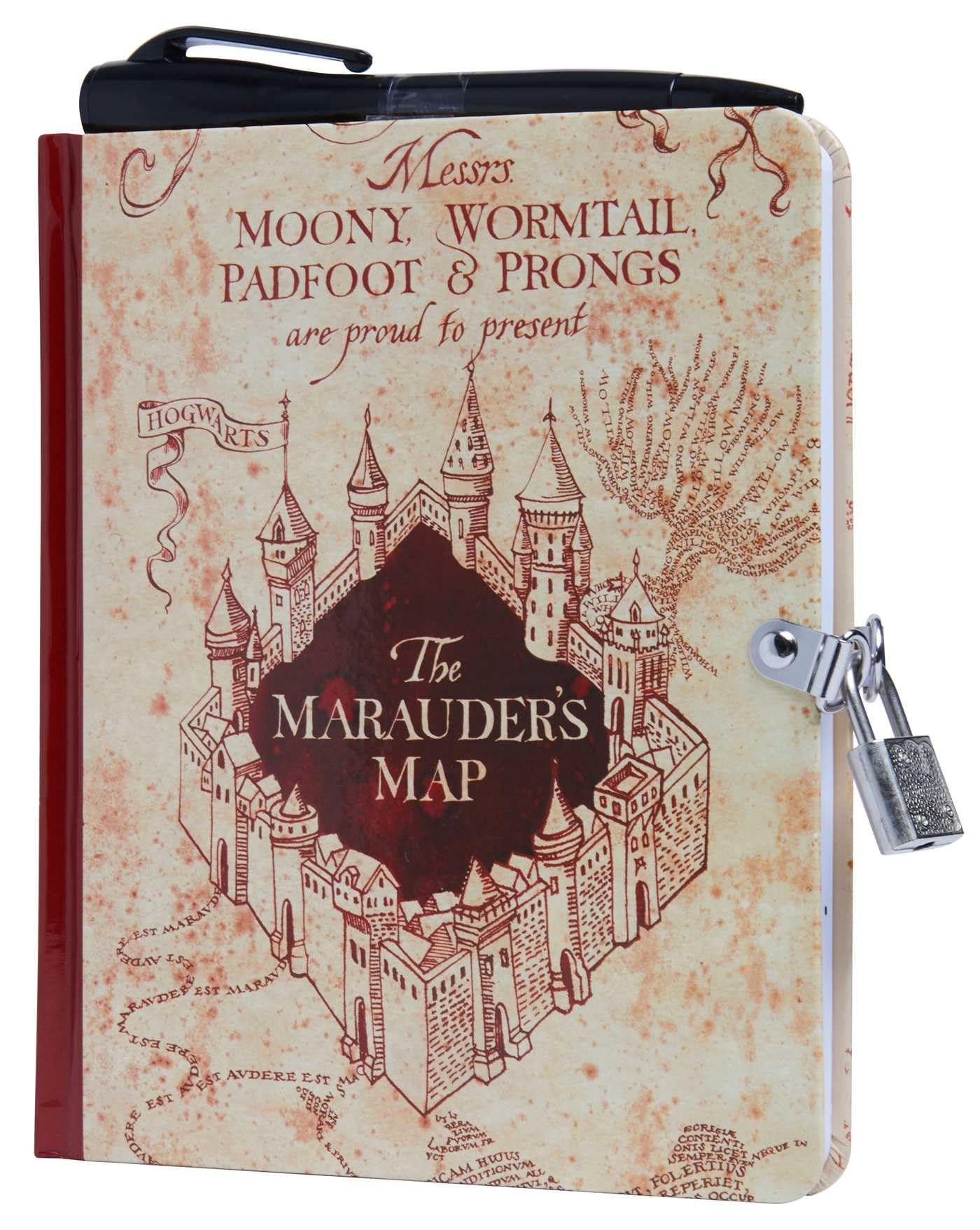 Harry Potter: Marauder's Map Invisible Ink Lock & Key Diary