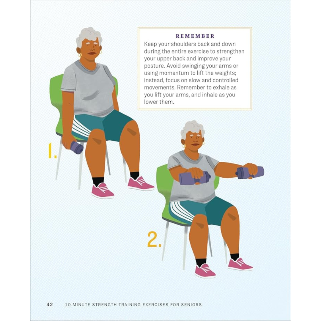 10-Minute Strength Training Exercises for Seniors: Exercises and Routines to Build Muscle, Balance, and Stamina (Spiral Bound)