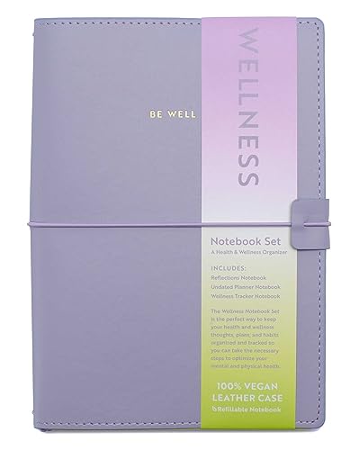 Wellness Notebook Set: A Health & Wellness Organizer (Refillable Notebook)