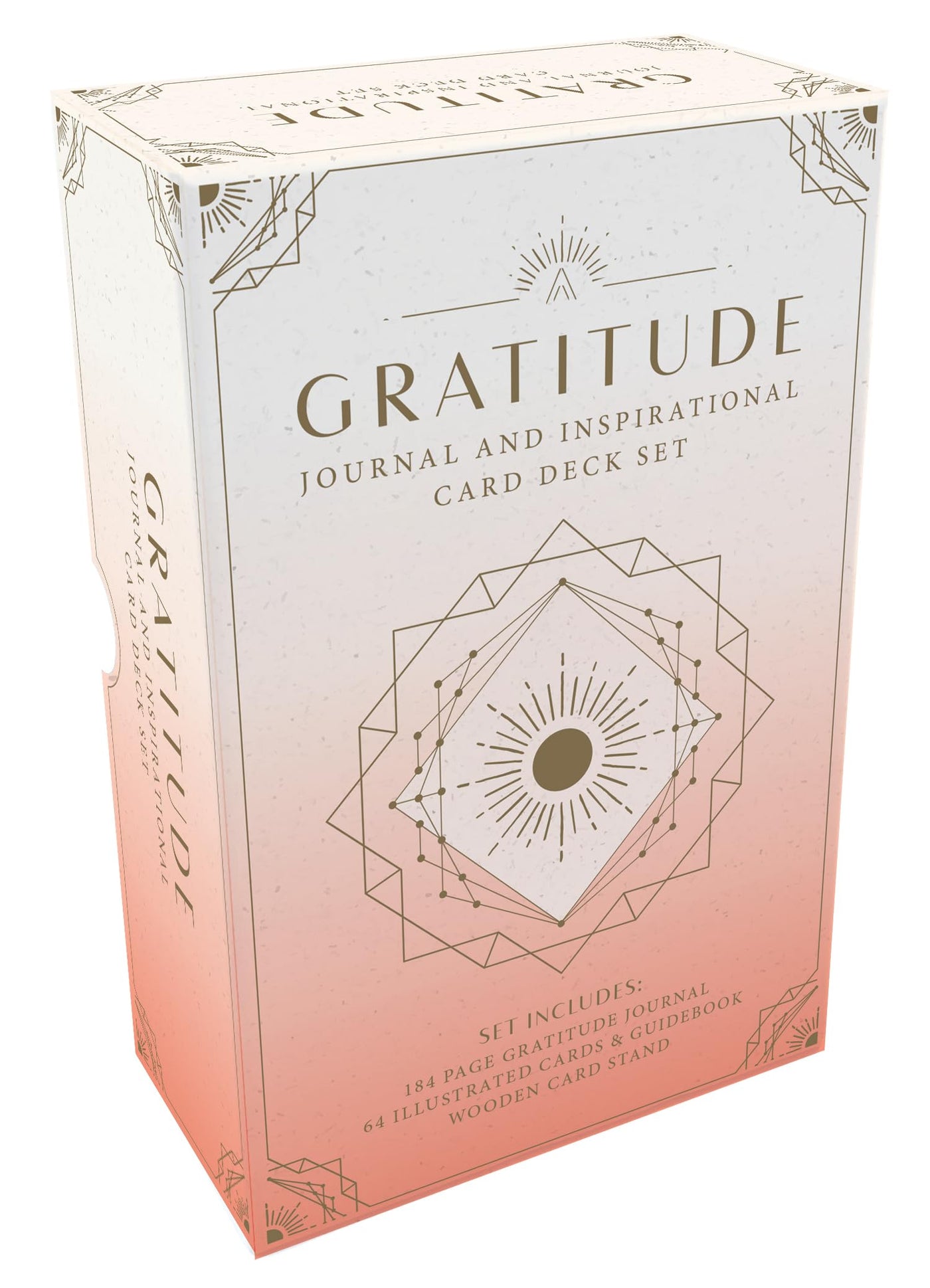 Gratitude Journal and Inspirational Card Deck Set (Inner World)