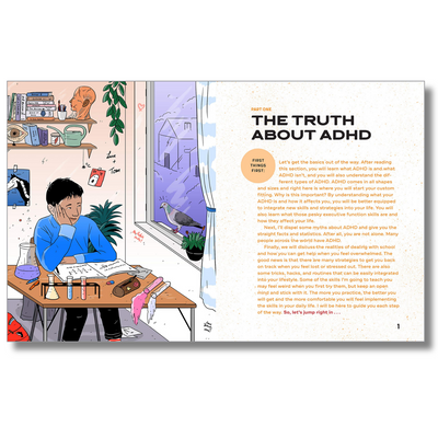 Thriving with ADHD Workbook for Teens: Improve Focus, Get Organized, and Succeed (Spiral Bound)