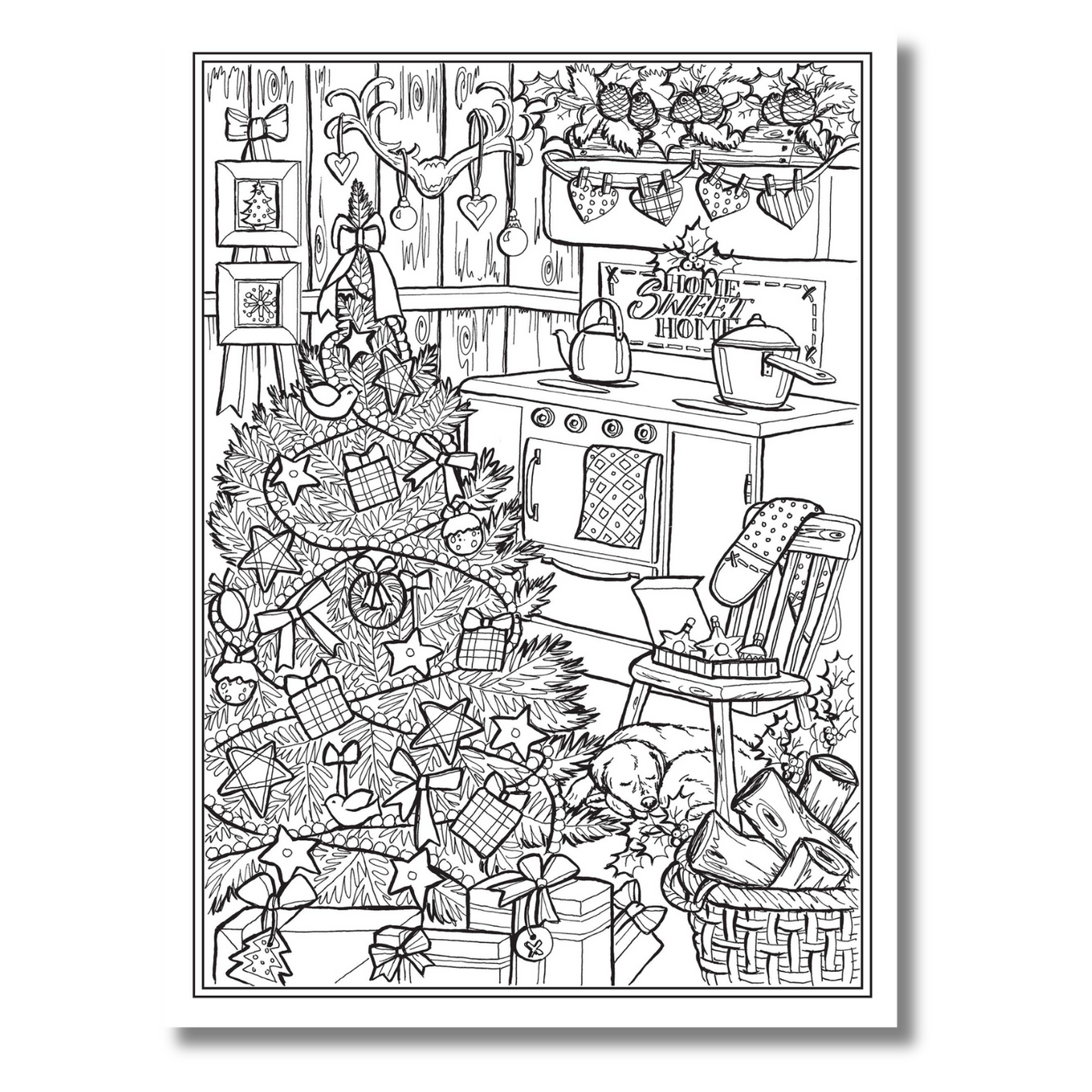 Creative Haven Country Christmas Coloring Book (Creative Haven Coloring Books)