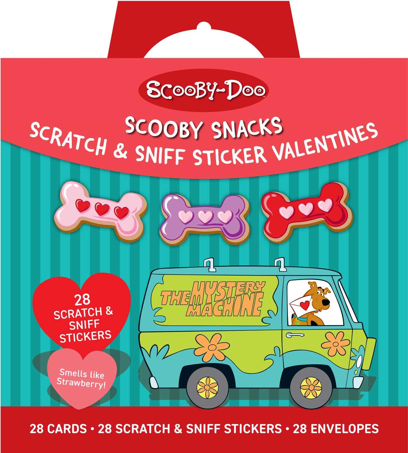 Scooby-Doo: Scooby Snacks Scratch & Sniff Sticker Valentines: School Valentines