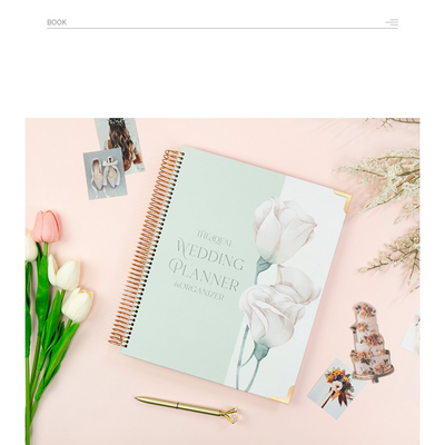 Lay It Flat Wedding Planner and Organizer: Elegant Spiral Bound Edition