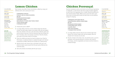 Pages 146 to 147: Lemon Chicken & Chicken Provencal