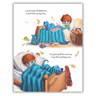 Inside page of 5 More Sleeps til Halloween
