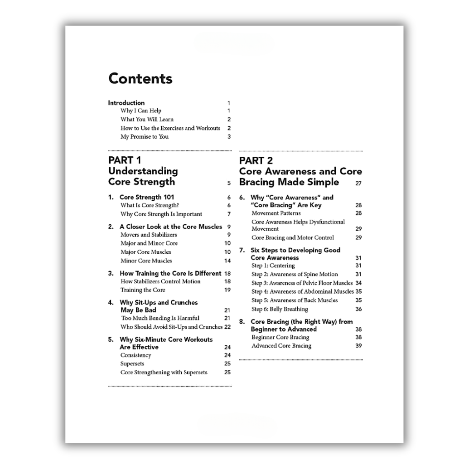 Core Strength Notes.pdf 6-Minute Core Strength: Simple Core Exercises to Improve Posture, Buil ...