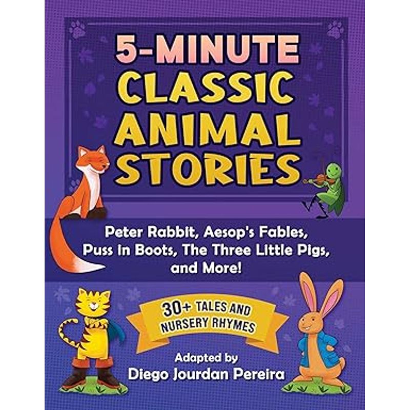 5-Minute Classic Animal Stories Book Cover