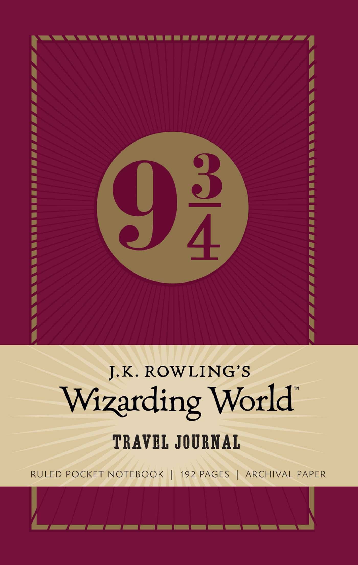 J.K. Rowling's Wizarding World: Travel Journal: Ruled Pocket Notebook (Harry Potter)