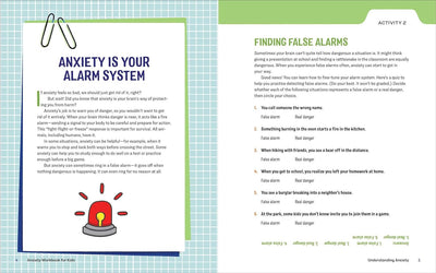 Inside Image of Anxiety Workbook for Kids