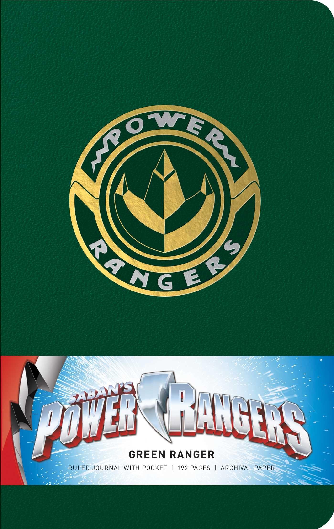 Power Rangers: Green Ranger Hardcover Ruled Journal (90's Classics)
