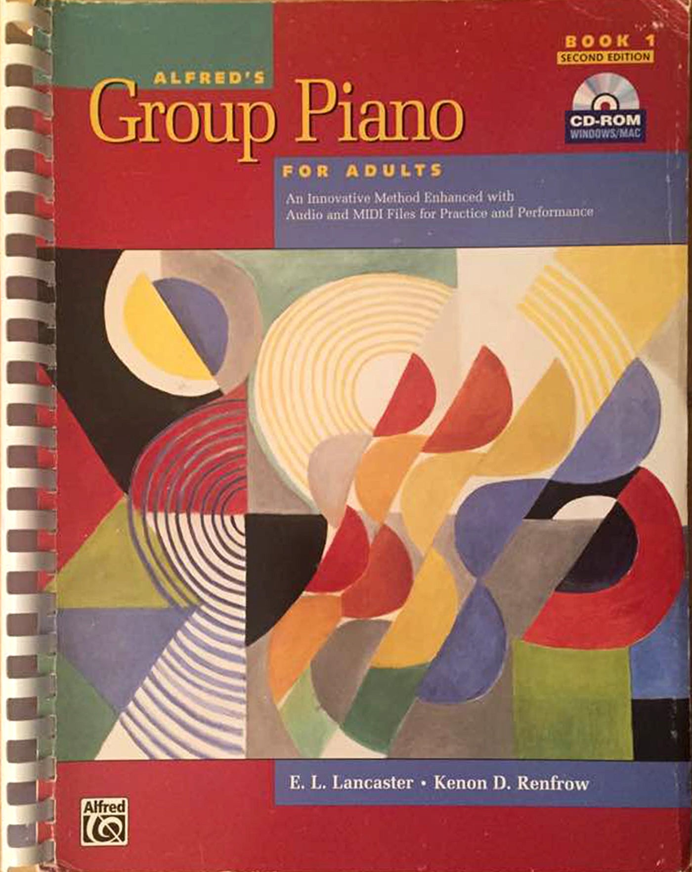 Front Cover of Alfred's Group Piano for Adults: Book 1