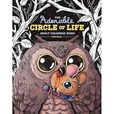 Adorable Circle of Life Adult Coloring Book Book Cover