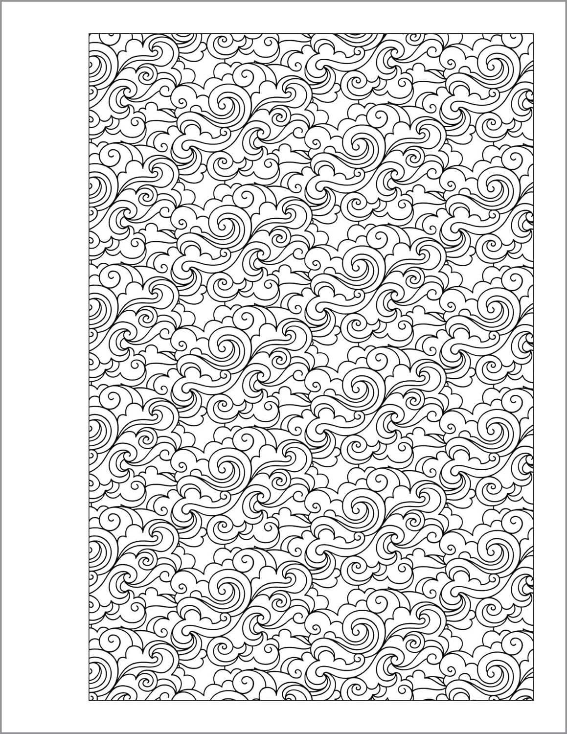 Inside Image of Anxiety Relief Coloring Book for Teens