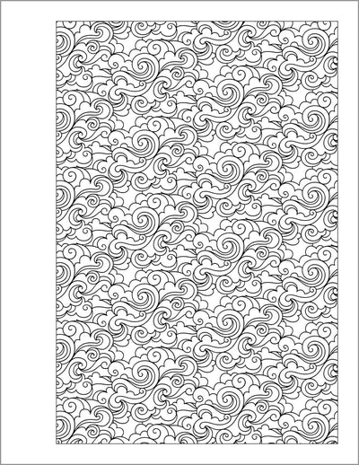 Inside Image of Anxiety Relief Coloring Book for Teens