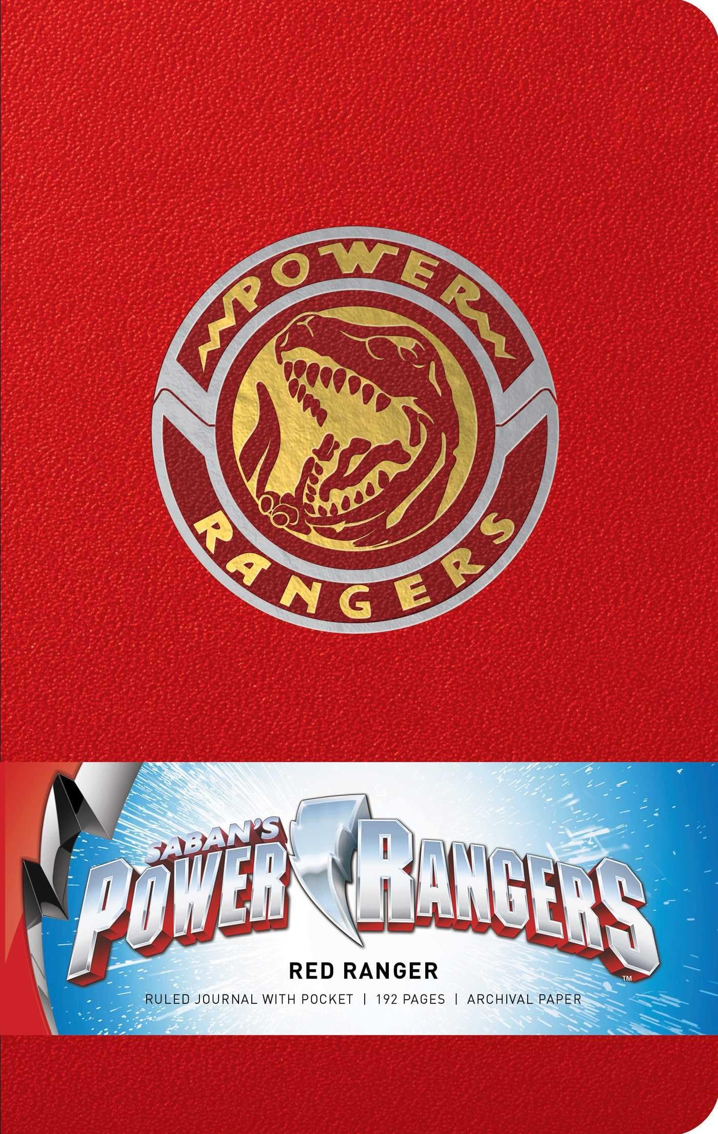 Power Rangers: Red Ranger Hardcover Ruled Journal (90's Classics)