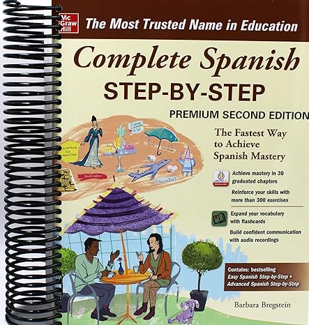 Complete Spanish Step-by-Step: Premium Second Edition (Spiral Bound)