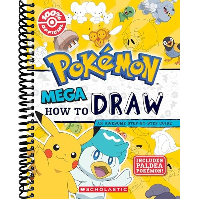 Mega How to Draw (Pokémon) – Lay it Flat Publishing Group