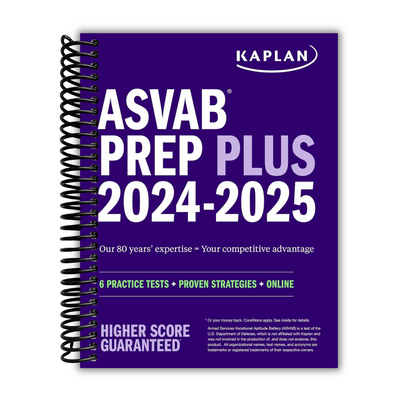 Front Cover of ASVAB Prep Plus 2024-2025