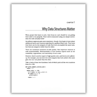 Chapter 1: Why Data Structures Matter