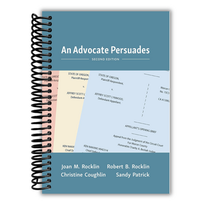 front cover of An Advocate Persuades