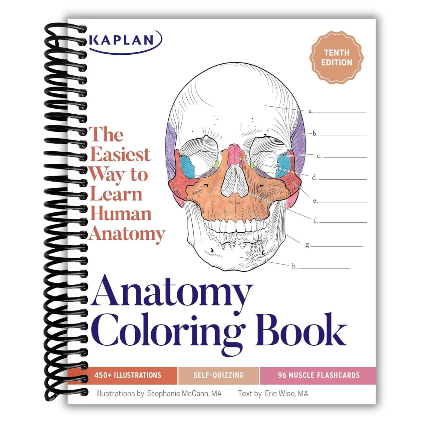 Anatomy Coloring Book: 10th Edition (Spiral Bound)